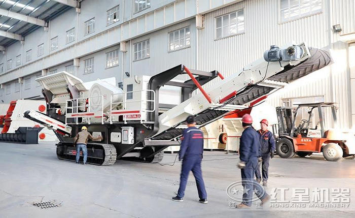 履带车载移动碎石机-碎砂机 履带车载移动碎石机-碎砂机