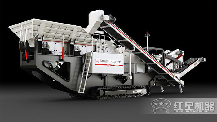 可移动建筑垃圾粉碎机平面图 可移动建筑垃圾粉碎机平面图