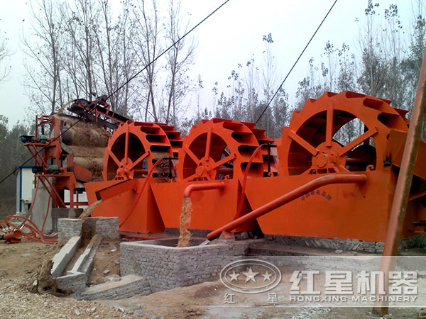 洗沙机工作现场图 洗沙机工作现场图