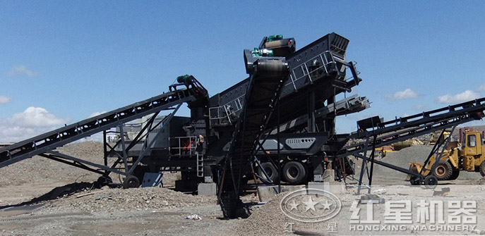 新型车载碎石机处理废石料 新型车载碎石机处理废石料