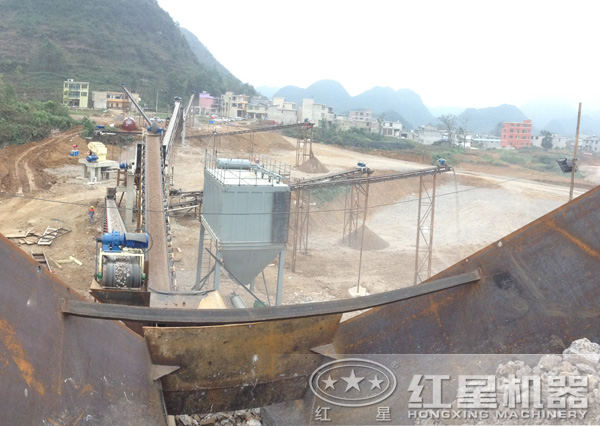 山东泰安时产500-600吨石灰石破碎生产线 山东泰安时产500-600吨石灰石破碎生产线