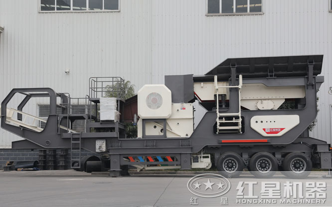 移动式石英砂破碎机 移动式石英砂破碎机