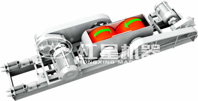 小型对辊式破碎机破碎物料展示 小型对辊式破碎机破碎物料展示