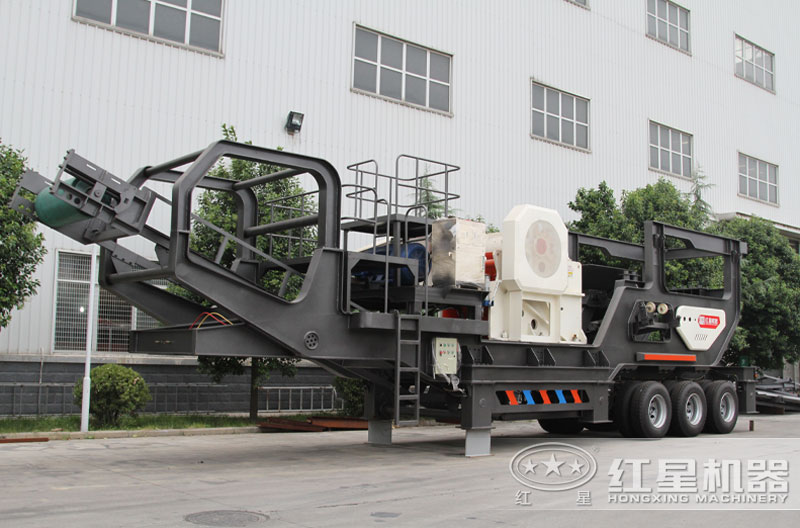 轮胎式移动破碎站 轮胎式移动破碎站