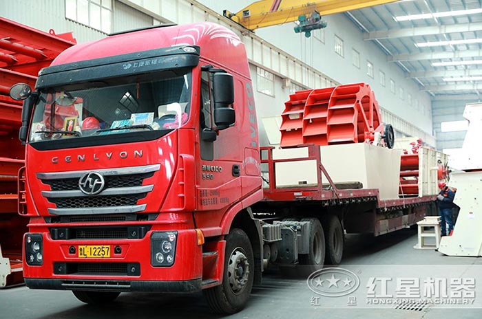 红星洗沙机发货现场 红星洗沙机发货现场