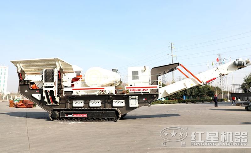 履带石灰石移动式破碎机 履带石灰石移动式破碎机