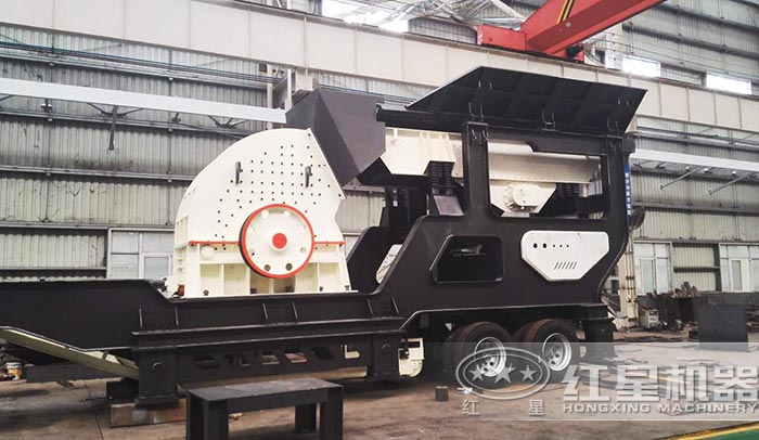 移动破碎站搭载重锤破 移动破碎站搭载重锤破