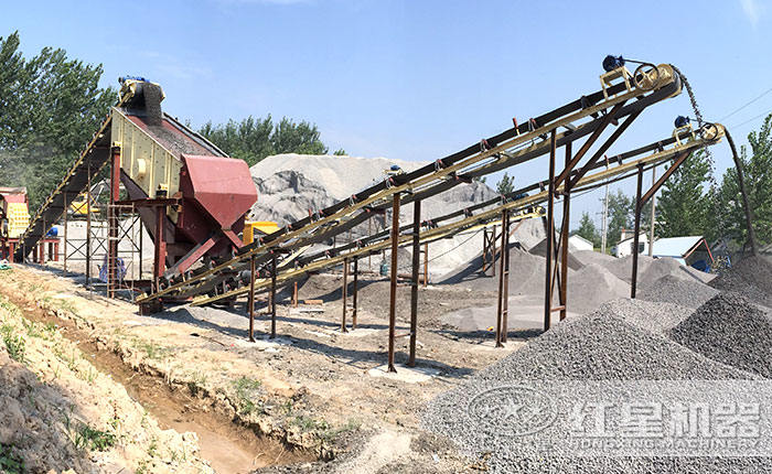 配合振动筛下的皮带输送机 配合振动筛下的皮带输送机