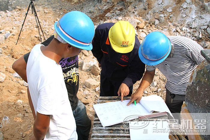 红星技术人员到现场指导生产 红星技术人员到现场指导生产