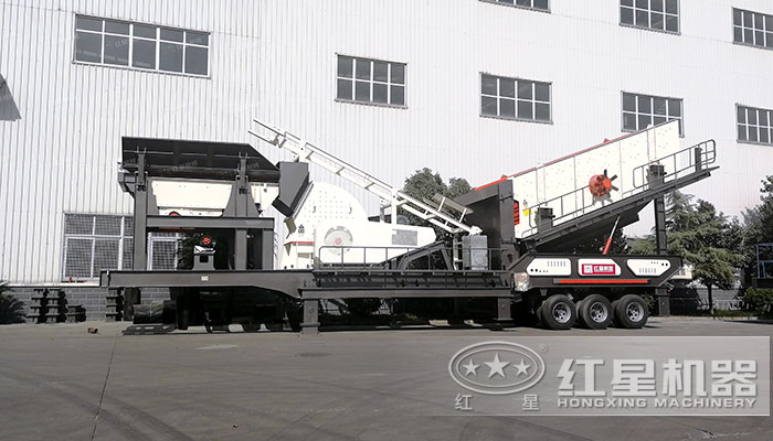大型移动锤式打石子机 大型移动锤式打石子机