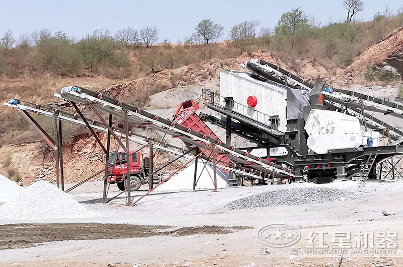 凉山移动破碎站作业现场 凉山移动破碎站作业现场