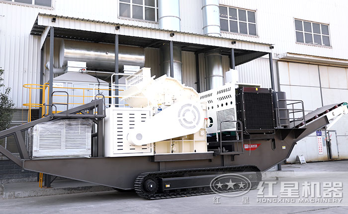 红星履带移动磕石机 红星履带移动磕石机