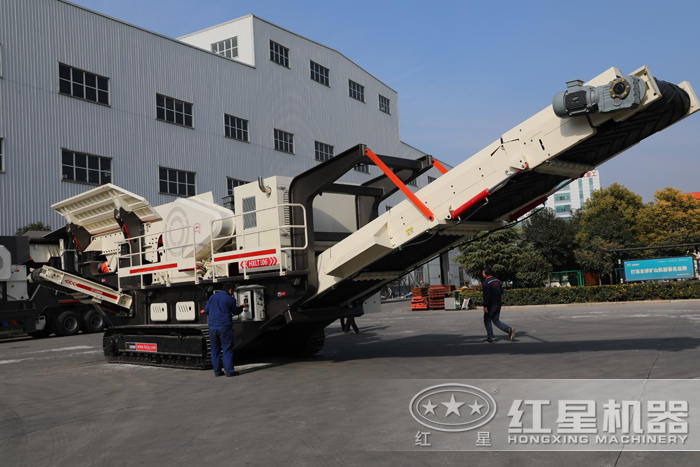 红星履带式移动破碎站 红星履带式移动破碎站