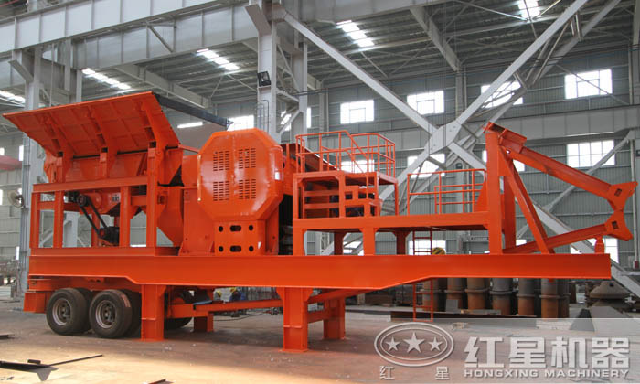 移动小型混凝土废料破碎机 移动小型混凝土废料破碎机