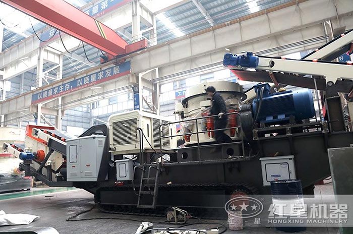 履带圆锥移动破碎站 履带圆锥移动破碎站