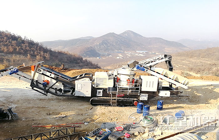 履带破碎机全套设备 履带破碎机全套设备