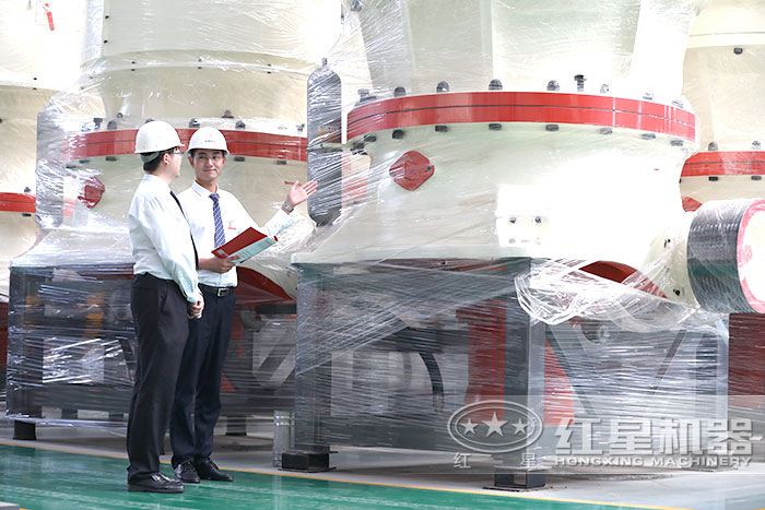 红星圆锥破碎机用户参观 红星圆锥破碎机用户参观