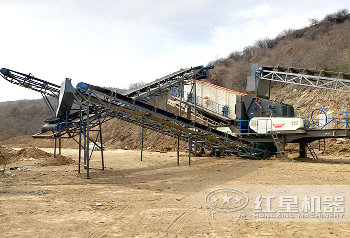 轮胎移动破碎机