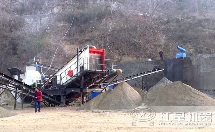 移动制沙现场 移动制沙现场