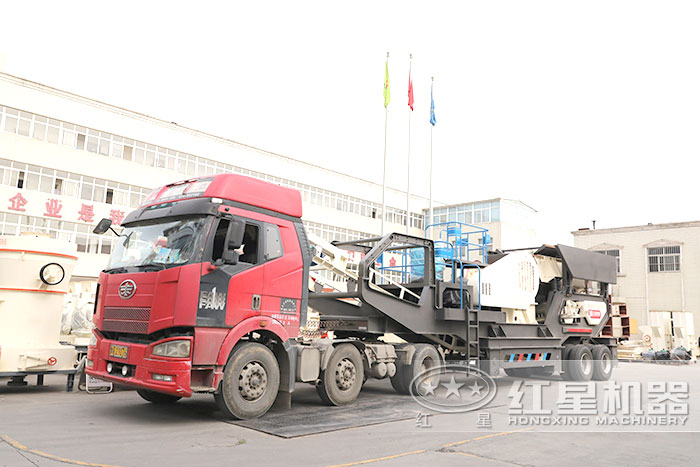 红星汽车式流动破碎机_汽车移动破碎设备直接车间发货 红星汽车式流动破碎机_汽车移动破碎设备直接车间发货