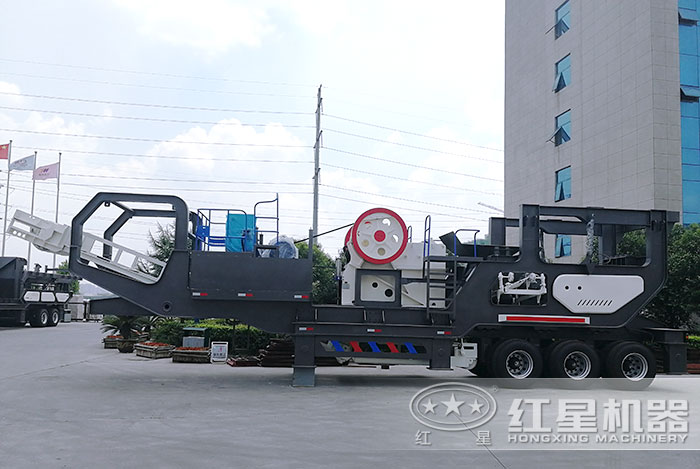 小型流动石子粉碎机搭载鄂式破碎机 小型流动石子粉碎机搭载鄂式破碎机