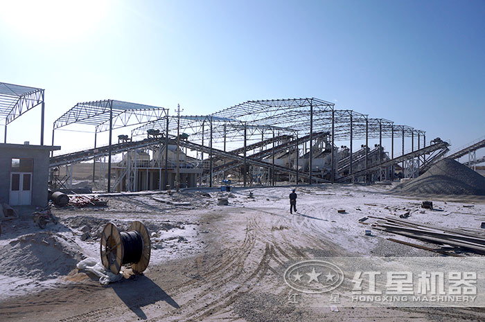 大规模石头加工成石子厂 大规模石头加工成石子厂