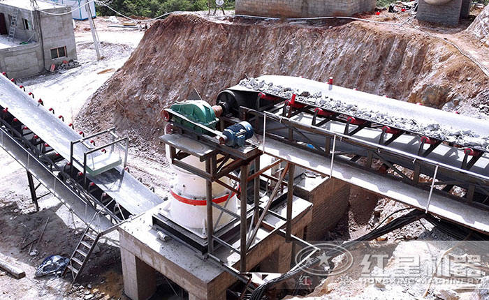 单杠圆锥破碎机现场 单杠圆锥破碎机现场