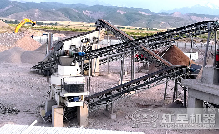 河北制沙成套生产线现场 河北制沙成套生产线现场